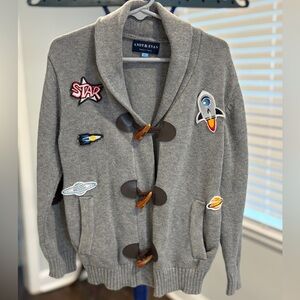 Andy & Evan, Boys Size 6 Toggle Applique Sweater